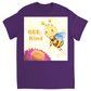 Pastel Bee Kind Unisex Adult T-Shirt Purple Shirts & Tops apparel