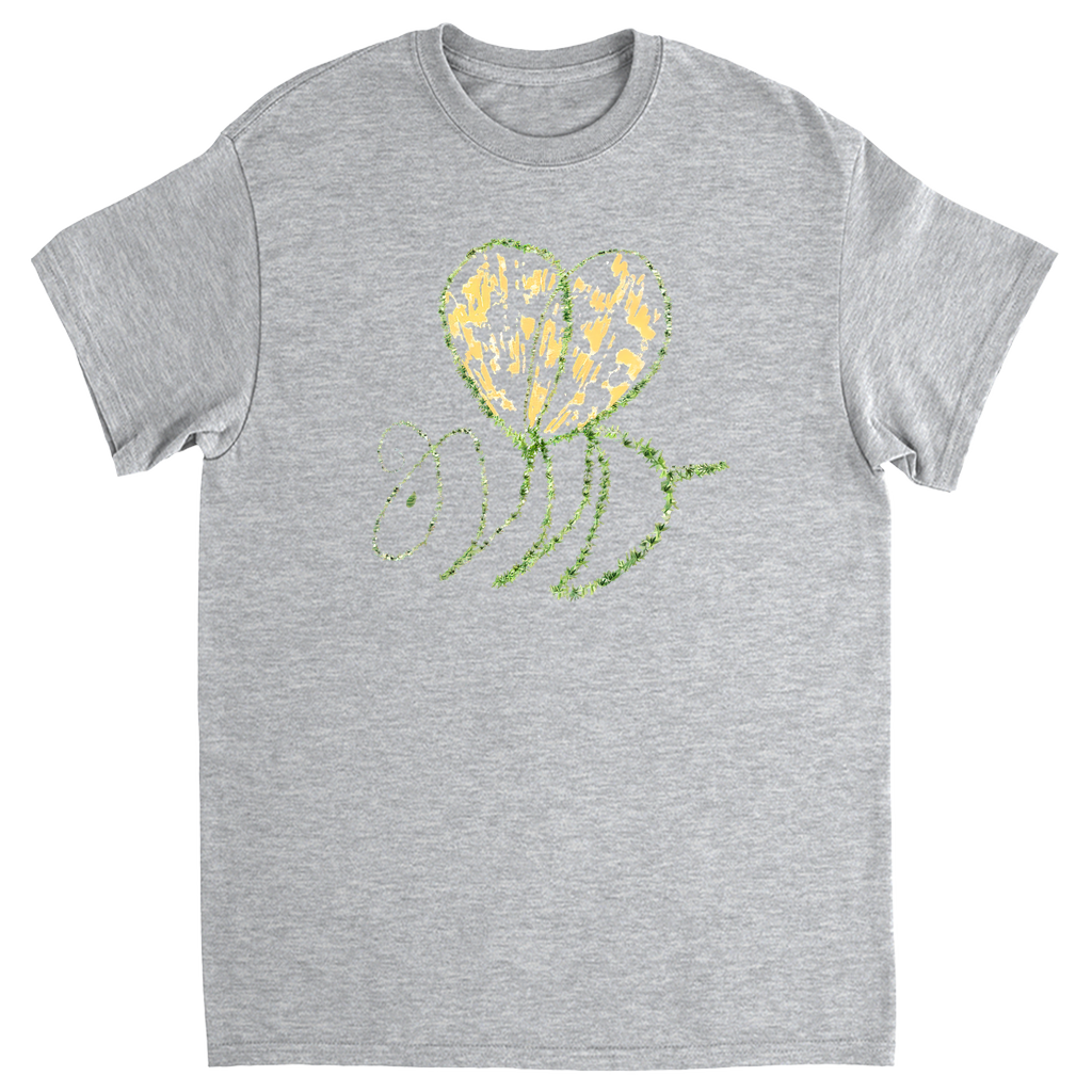 Leaf Bee Unisex Adult T-Shirt Sport Grey Shirts & Tops apparel