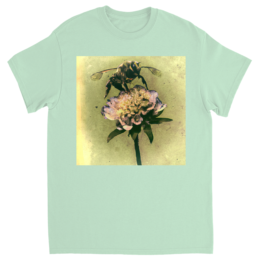 Paper Mache Bee 5 Unisex Adult T-Shirt Mint Shirts & Tops apparel Paper Mache Bee 5