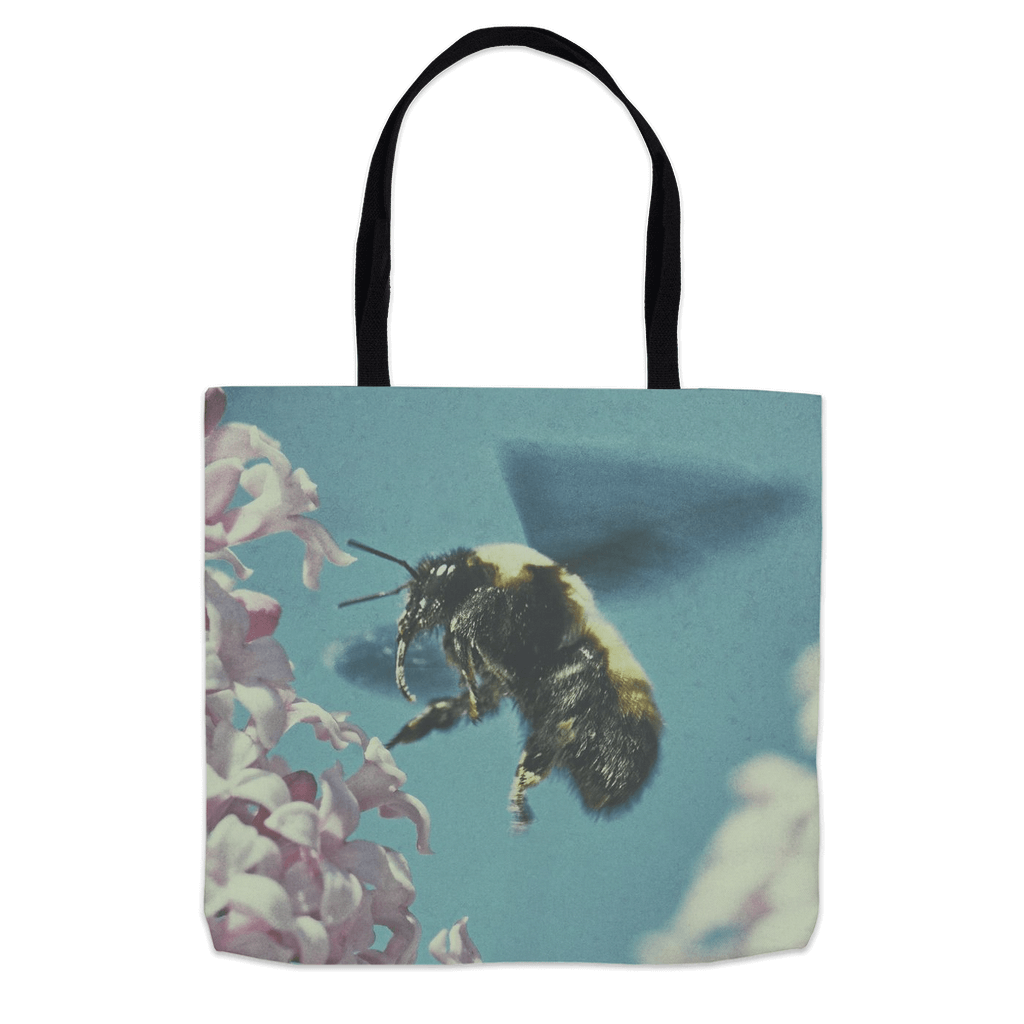 60's Bee Tote Bag 16x16 inch Shopping Totes bee tote bag gift for bee lover gifts original art tote bag totes zero waste bag