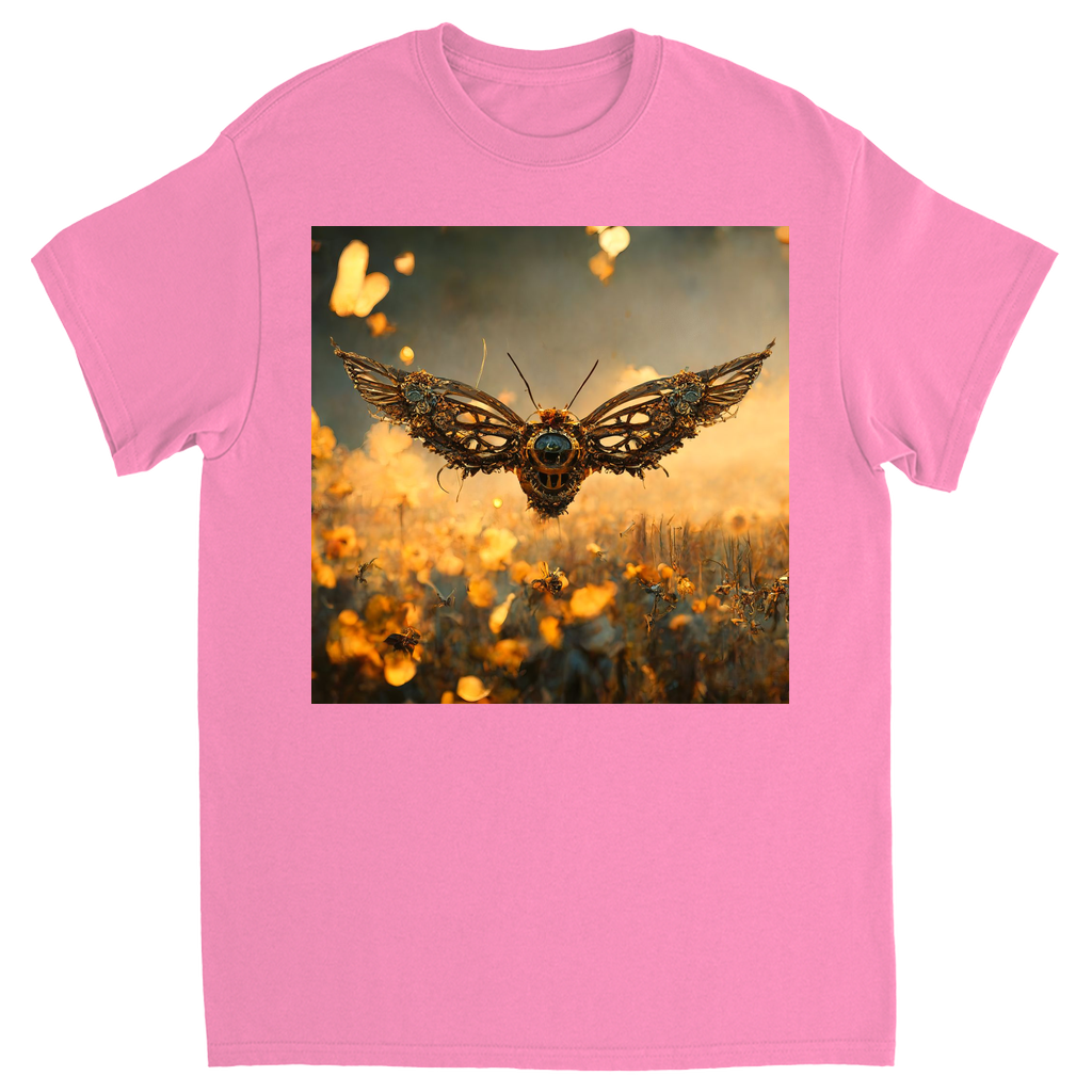 Metal Flying Steampunk Bee Unisex Adult T-Shirt Azalea Shirts & Tops apparel Metal Flying Steampunk Bee