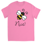 Bee Nice Unisex Adult T-Shirt Azalea Shirts & Tops apparel