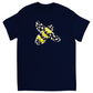 Graphic Bee Unisex Adult T-Shirt Navy Blue Shirts & Tops
