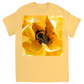 Bee in a Yellow Rose Unisex Adult T-Shirt Yellow Haze Shirts & Tops apparel