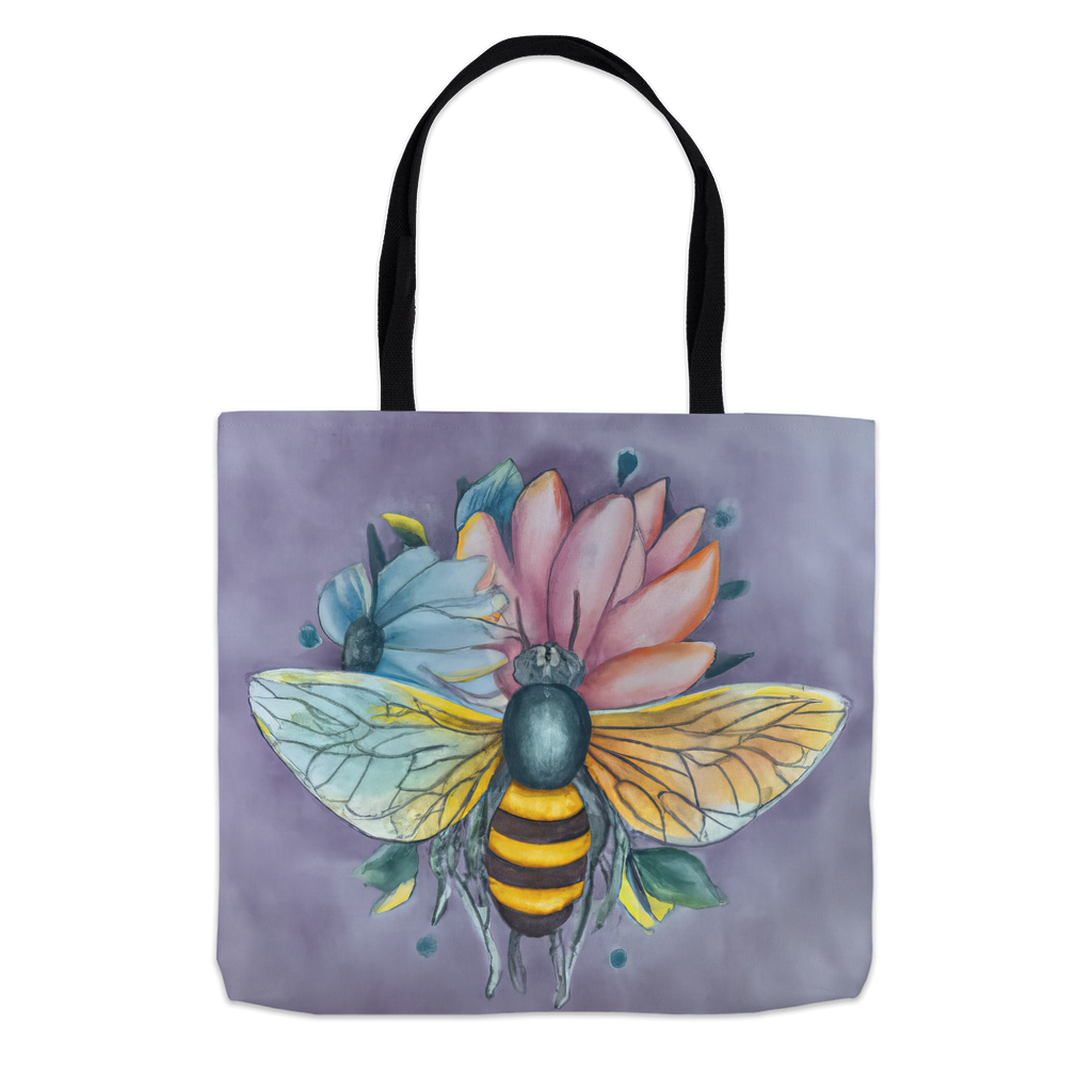 Pastel Dreams Bee Tote Bag Shopping Totes bee tote bag gift for bee lover original art tote bag Pastel Dreams Bee totes zero waste bag
