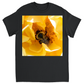 Bee in a Yellow Rose Unisex Adult T-Shirt Black Shirts & Tops apparel