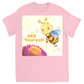 Pastel Bee Yourself Unisex Adult T-Shirt Light Pink Shirts & Tops apparel