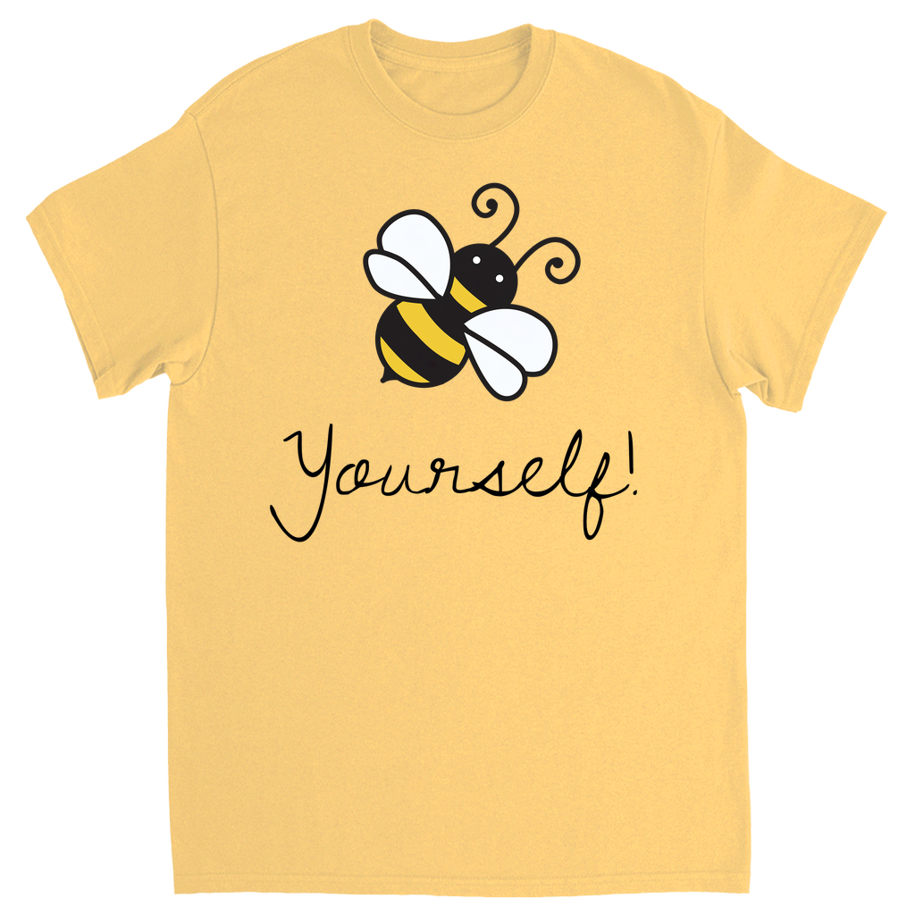Bee Yourself Unisex Adult T-Shirt Yellow Haze Shirts & Tops apparel