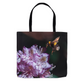 Violet Landing Tote Bag Shopping Totes bee tote bag gift for bee lover gifts original art tote bag totes zero waste bag