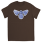 Blue Bee Unisex Adult T-Shirt Dark Chocolate Shirts & Tops apparel