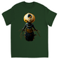 Scary Bee Man Halloween Unisex Adult T-Shirt Forest Green Shirts & Tops halloween