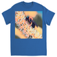 Muted Bee Unisex Adult T-Shirt Royal Shirts & Tops