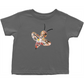 Abstract Crayon Bee Toddler T-Shirt Charcoal Baby & Toddler Tops apparel