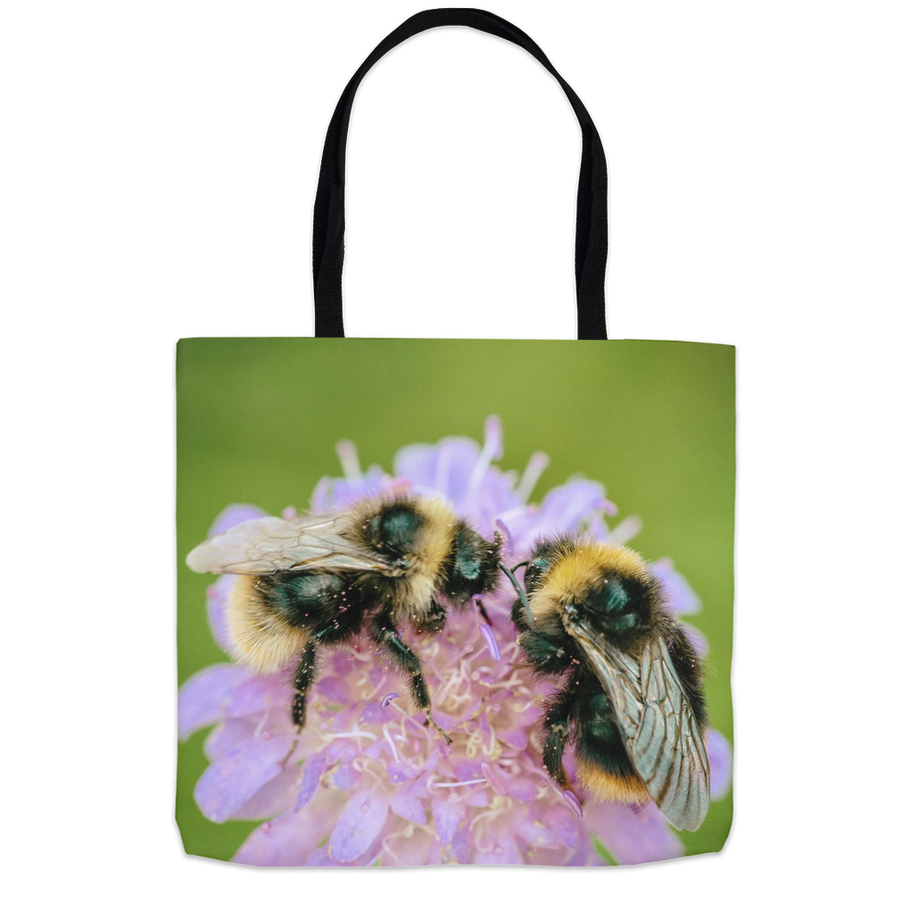 Nice To Meet You Bees Tote Bag 18x18 inch Shopping Totes bee tote bag gift for bee lover gifts original art tote bag totes zero waste bag