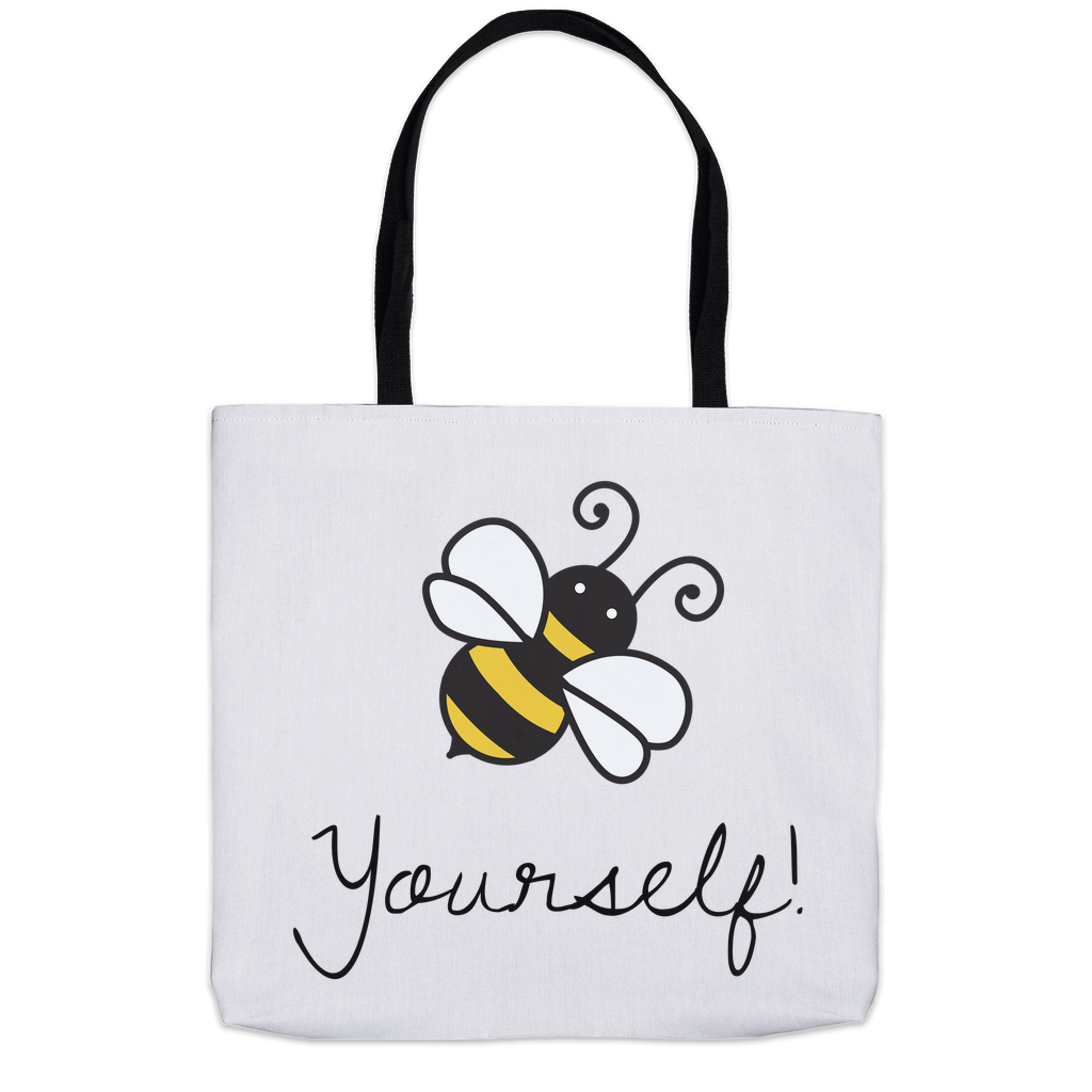 Bee Yourself Tote Bag Shopping Totes bee tote bag gift for bee lover gifts original art tote bag totes zero waste bag