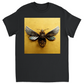 Vintage Metal Bee Unisex Adult T-Shirt Black Shirts & Tops apparel Steampunk Jewelry Bee