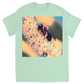 Muted Bee Unisex Adult T-Shirt Mint Shirts & Tops