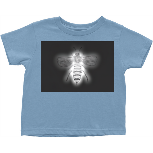 Negative Bee Toddler T-Shirt Light Blue Baby & Toddler Tops apparel