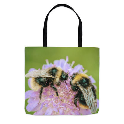 Nice To Meet You Bees Tote Bag 13x13 inch Shopping Totes bee tote bag gift for bee lover gifts original art tote bag totes zero waste bag