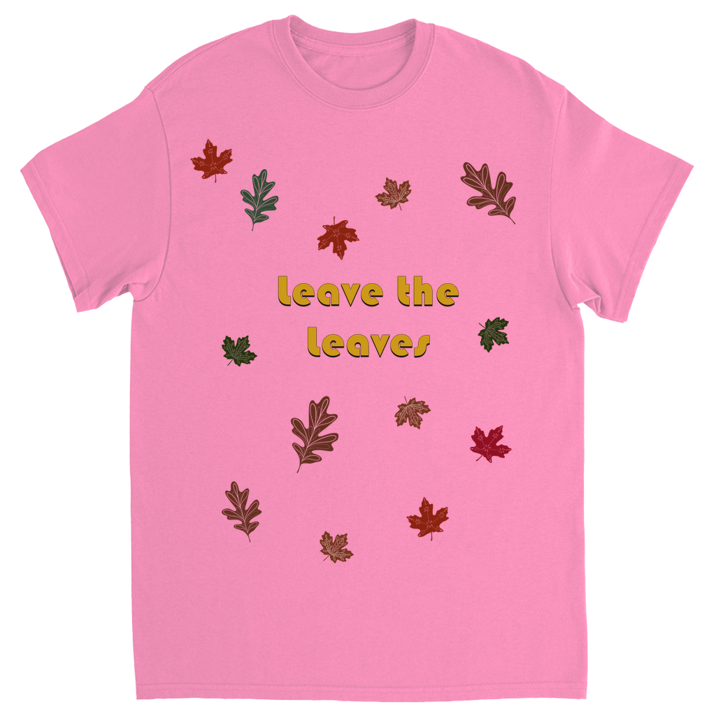 Leave the Leaves Autumn Leaves Unisex Adult T-Shirt Azalea Shirts & Tops apparel