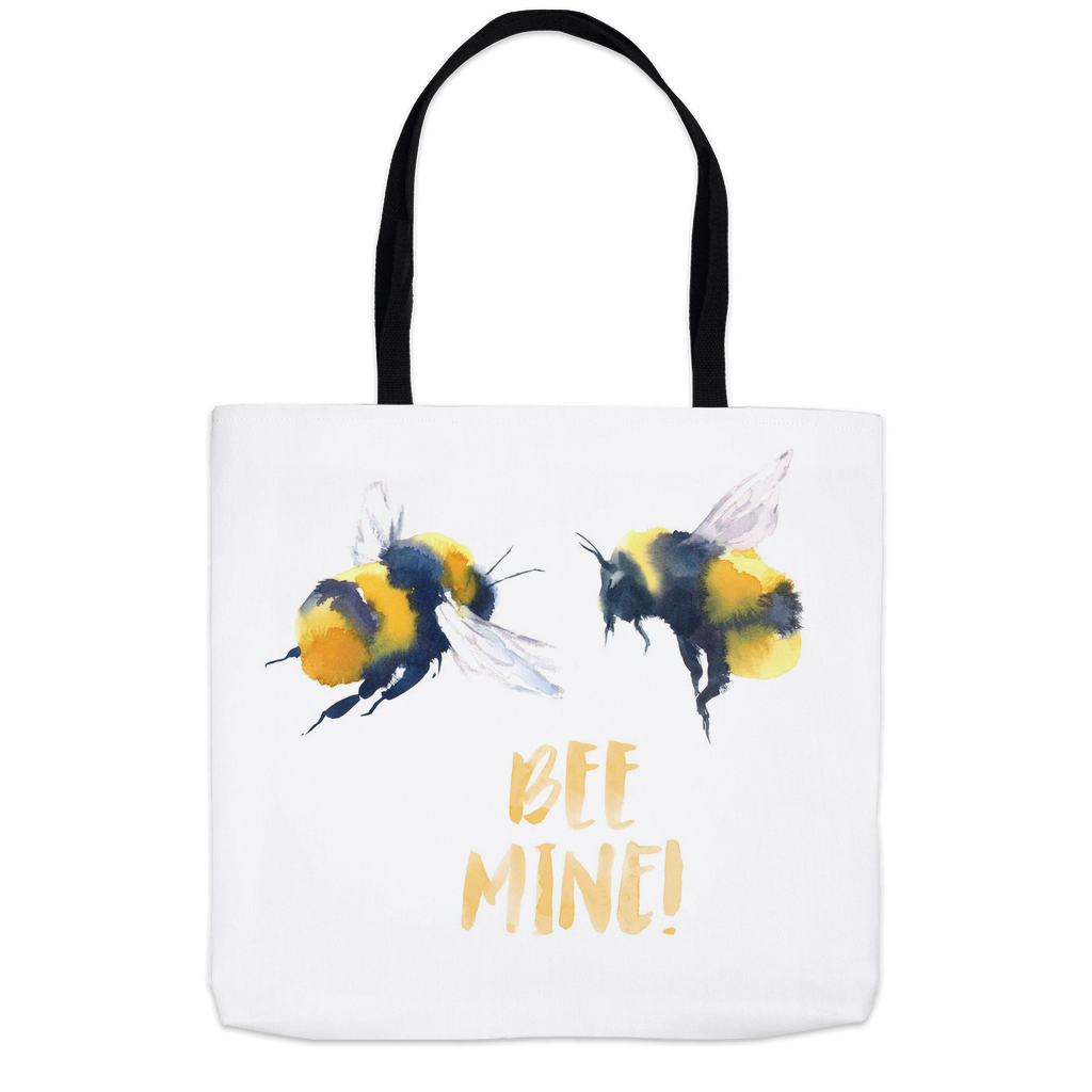 Rustic Bee Mine Tote Bag 18x18 inch Shopping Totes bee tote bag gift for bee lover gifts original art tote bag totes zero waste bag