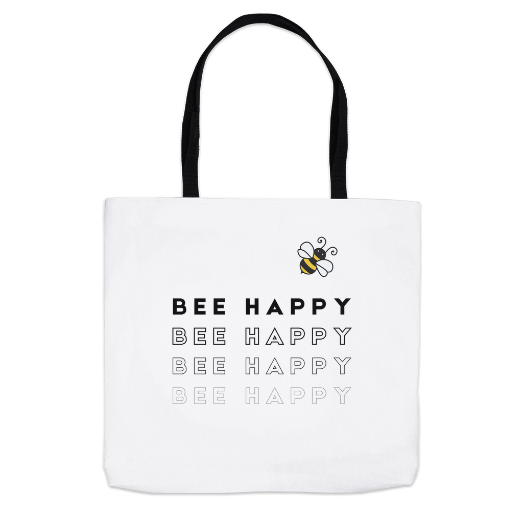 Bee Happy Bee Happy Bee Happy Tote Bag Shopping Totes bee tote bag gift for bee lover original art tote bag totes zero waste bag