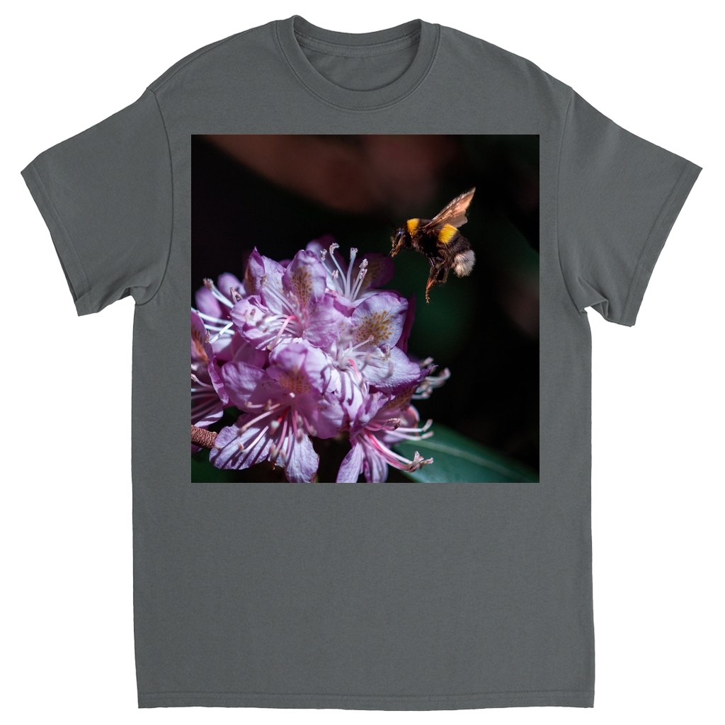 Violet Landing Unisex Adult T-Shirt Charcoal Shirts & Tops apparel