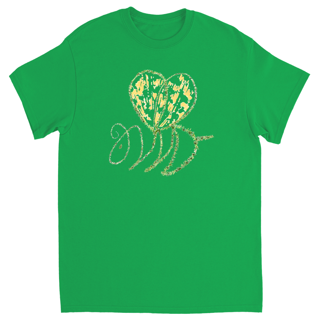 Leaf Bee Unisex Adult T-Shirt Irish Green Shirts & Tops apparel