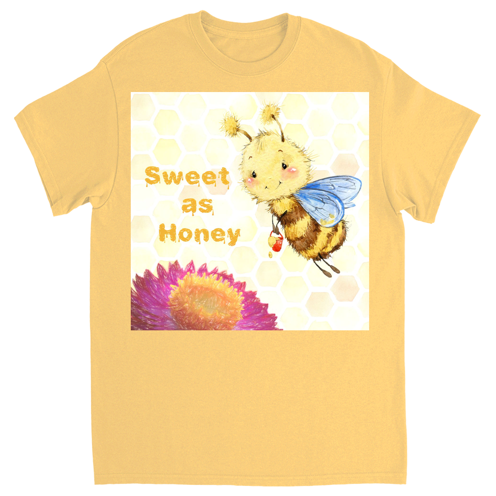 Pastel Sweet as Honey Unisex Adult T-Shirt Yellow Haze Shirts & Tops apparel