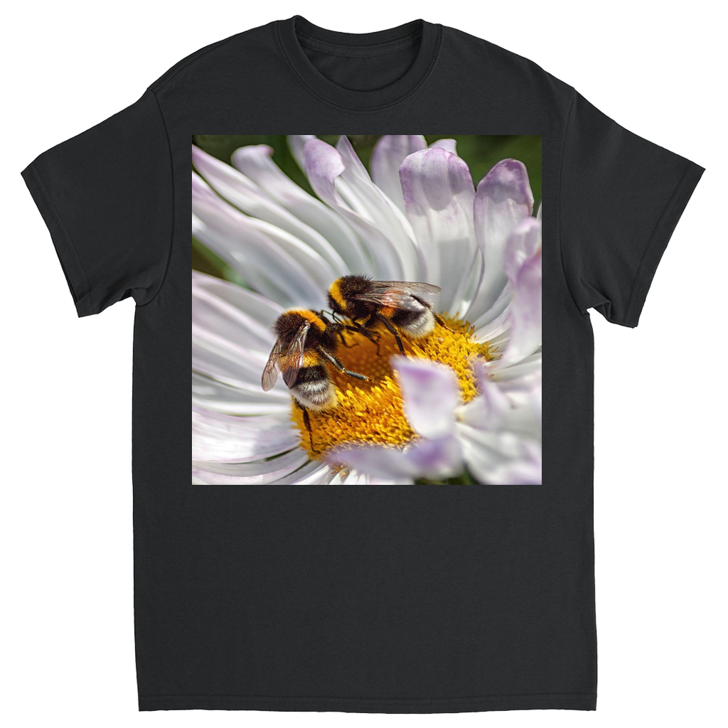 Bees Conspiring Unisex Adult T-Shirt Black Shirts & Tops apparel