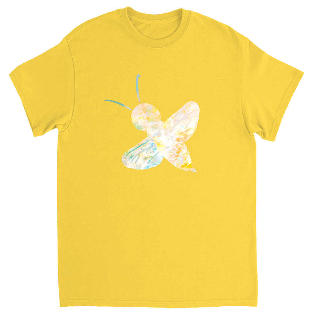 Abstract Sherbet Bee Unisex Adult T-Shirt Daisy Shirts & Tops apparel