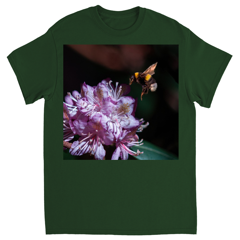 Violet Landing Unisex Adult T-Shirt Forest Green Shirts & Tops apparel