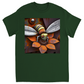 Rusted Bee 14 Unisex Adult T-Shirt Forest Green Shirts & Tops apparel Rusted Metal Bee 14