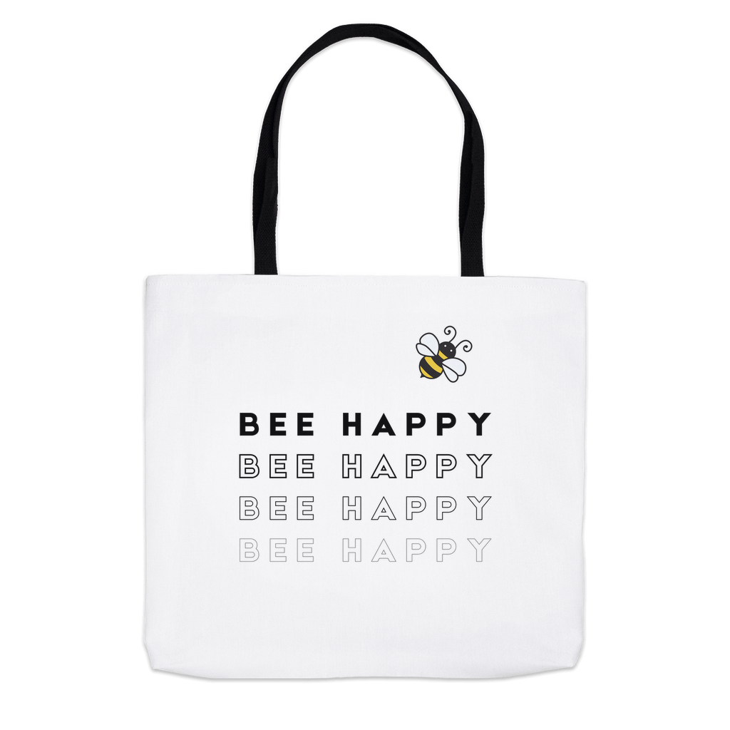 Bee Happy Bee Happy Bee Happy Tote Bag Shopping Totes bee tote bag gift for bee lover original art tote bag totes zero waste bag