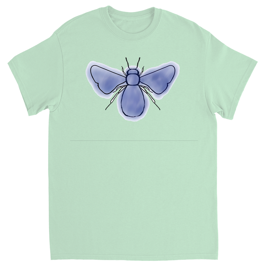 Blue Bee Unisex Adult T-Shirt Mint Shirts & Tops apparel
