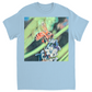 Delicate Job Painted Bee Unisex Adult T-Shirt Light Blue Shirts & Tops apparel