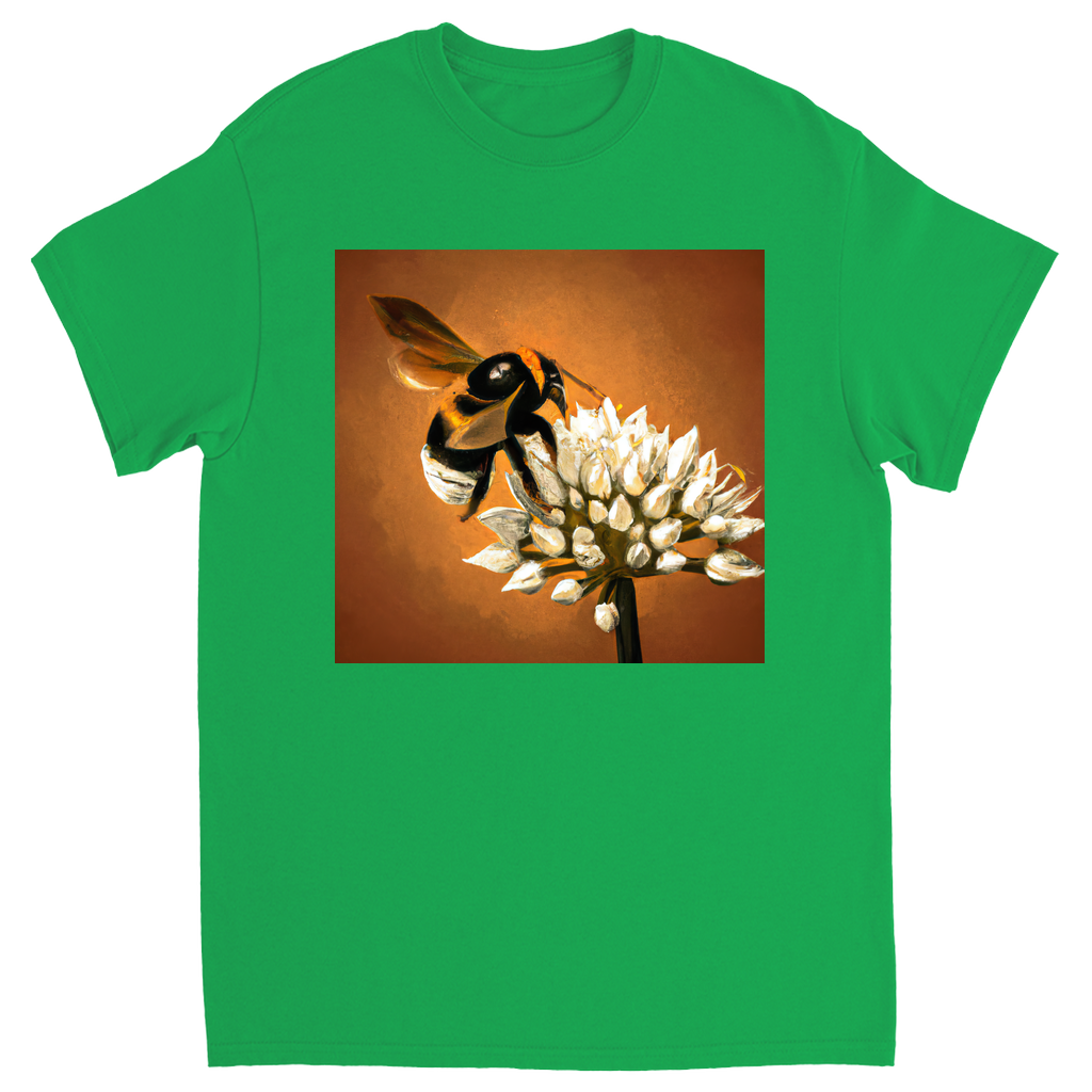 White Flower Welcoming Unisex Adult T-Shirt Irish Green Shirts & Tops apparel White Flower Welcoming