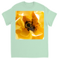 Bee in a Yellow Rose Unisex Adult T-Shirt Mint Shirts & Tops apparel