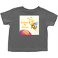 Pastel Sweet as Honey Toddler T-Shirt Charcoal Baby & Toddler Tops apparel