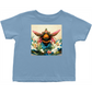 Fantasy Bee Hovering on Flower Toddler T-Shirt Light Blue Baby & Toddler Tops apparel Fantasy Bee Hovering on Flower