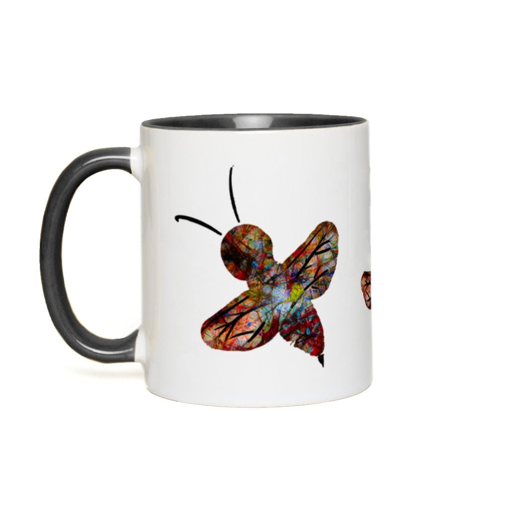 Abstract Bright Woodsy Bee Accent Mug Coffee & Tea Cups gifts
