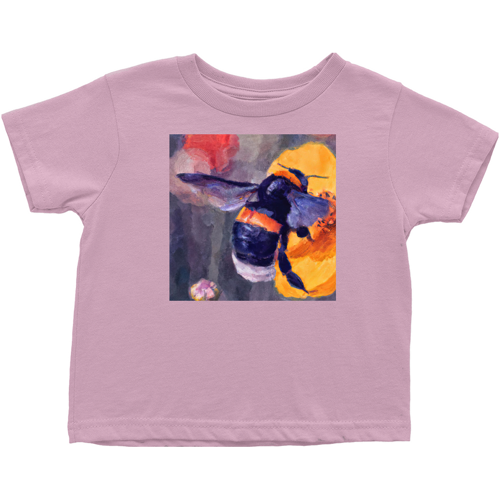 Color Bee 5 Toddler T-Shirt Pink Baby & Toddler Tops apparel Color Bee 5