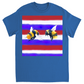 American Bees Unisex Adult T-Shirt Royal Shirts & Tops apparel