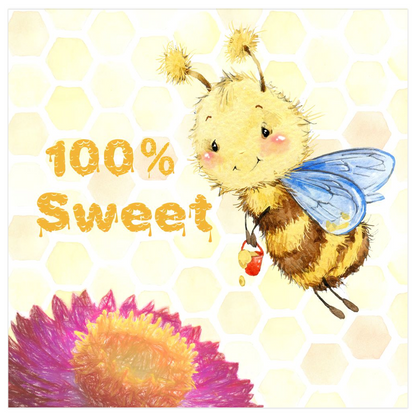 Pastel 100% Sweet Poster 12x12 inch Posters, Prints, & Visual Artwork Poster Prints