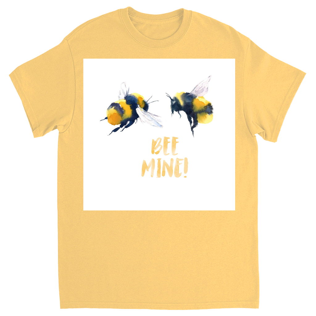 Rustic Bee Mine Unisex Adult T-Shirt Yellow Haze Shirts & Tops