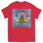 Pastel Dreams Bee Unisex Adult T-Shirt Red Shirts & Tops apparel Pastel Dreams Bee