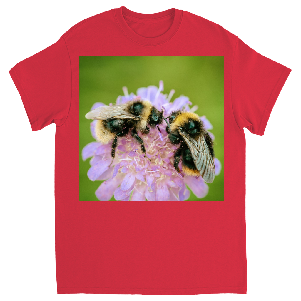 Nice To Meet You Bees Unisex Adult T-Shirt Red Shirts & Tops apparel