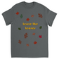 Leave the Leaves Autumn Leaves Unisex Adult T-Shirt Charcoal Shirts & Tops apparel