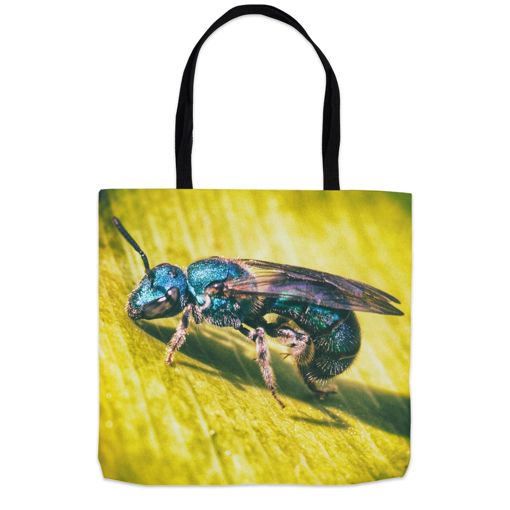 Green Wonder Bee Tote Bag Shopping Totes bee tote bag gift for bee lover gifts original art tote bag totes zero waste bag