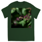 Hovering Bee Unisex Adult T-Shirt Forest Green Shirts & Tops apparel
